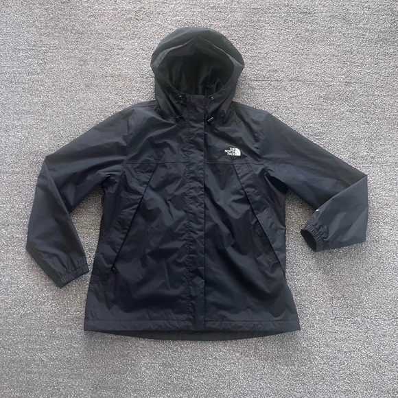 Women’s North Face Rain Jacket Antora Black Women’s Large L - Picture 2 of 10
